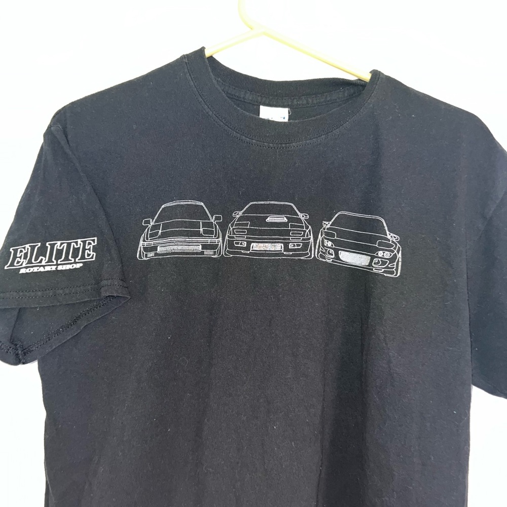 Mazda Rx7 shirt, black unisex